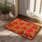 Edge Collections - Yellow - Heart Pattern Non-Slip Valentine's Day Doormat - 1 piece
